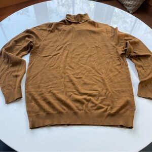 NN07 No Nationality Richard Wool Knit 6120 Turtleneck Sweater - Mocha L
 Sweater